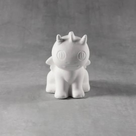 Ceramic Bisque Little Dragon in Ceramic Bisque Ceramic Bisque Little Dragon in Ceramic Bisque